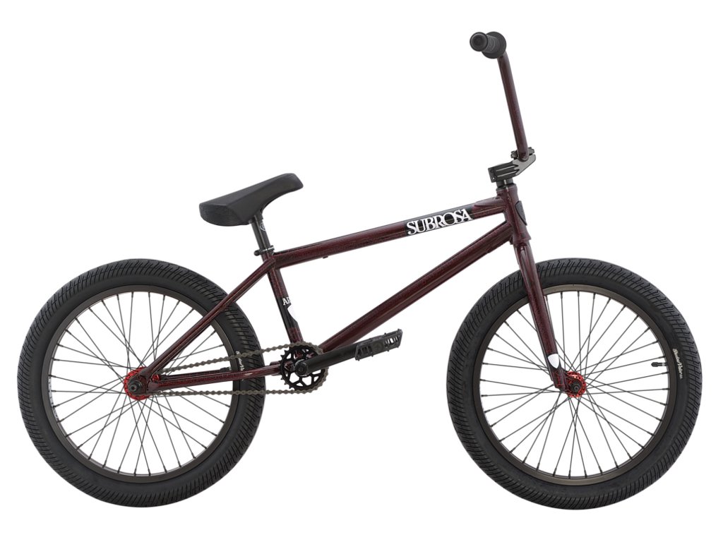 Subrosa Bikes "Arum" 2016 BMX Bike Black / Red Crackle kunstform