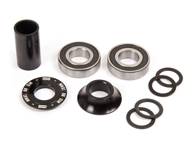 Colony BMX Bottom Bracket Set Mid BB Black 22mm