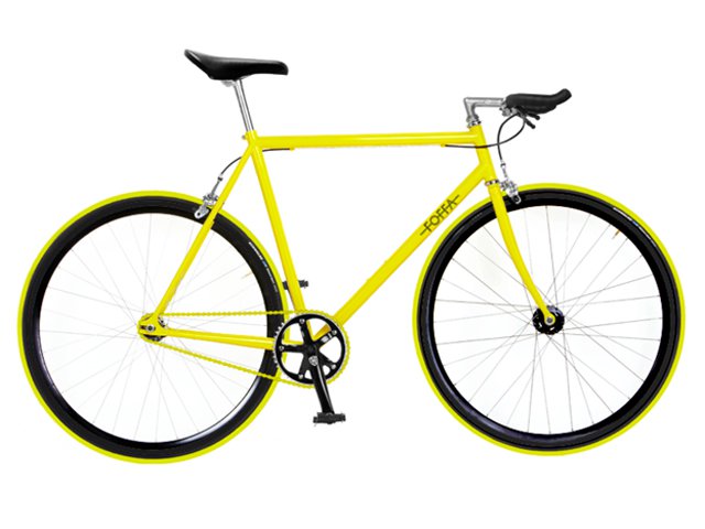Black Yellow Fixie