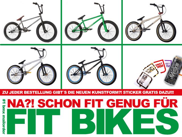 Mit den Fit Bikes 2013 BMX Rädern ab in den Frühling!