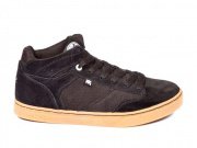 Almond "Belmont" Shoes black/gum