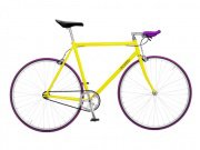 Foffa "Prima" 2011 Fixed Gear Bike yellow/purple