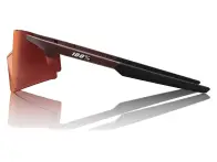 100 Percent "A2" Sunglasses - Brown/Red Gradient Lens / Run Soft Tact Chocolate