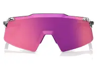 100 Percent "Aerocraft" Sunglasses - Elly 3 Purple Mirror Lens / White Venom