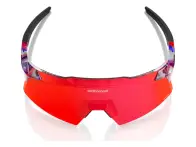 100 Percent "Aerocraft" Sonnenbrille - FDJ HiPER Fire Red Mirror Lens / Gloss Translucent Red/Blue