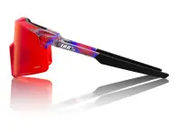 100 Percent "Aerocraft" Sonnenbrille - FDJ HiPER Fire Red Mirror Lens / Gloss Translucent Red/Blue
