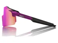 100 Percent "Aerocraft" Sunglasses - Multilayer Mirror Lens / Gloss Purple Chrome