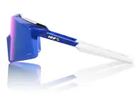 100 Percent "Aerocraft" Sonnenbrille - Red Bull Bora HiPER Royal Blue Mirror Lens / Gloss Blue Holog