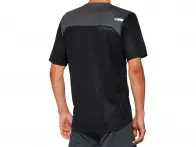 100 Percent "Airmatic" Jersey T-Shirt - Black/Charcoal