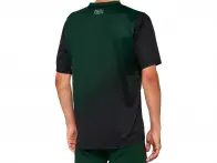100 Percent "Celium" Jersey T-Shirt - Forest Green/Black