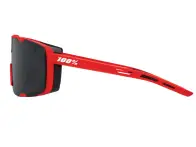 100 Percent "Eastcraft" Sunglasses - Mirror Lens / Soft Tact Red