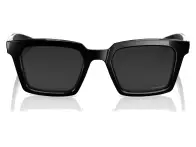 100 Percent "Erba" Sunglasses - Grey Polarized Lens / Polished Black
