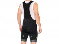 100 Percent "Exceeda Bib Liner" Pant - Black/Charcoal