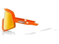 100 Percent "Glendale" Sunglasses - HiPER Mirror Lens / Soft Tact Neon Orange