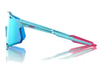 100 Percent "Hypercraft" Sonnenbrille - Tatis 4 Blue Topaz Mirror Lens / Soft Tact Blue
