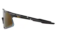 100 Percent "Hypercraft" Sunglasses - Soft Gold Mirror Lens- Black