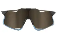 100 Percent "Hypercraft" Sunglasses - Soft Gold Mirror Lens- Black