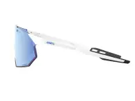 100 Percent "Hypercraft" Sunglasses - SQ Mirror Lens - Soft Tact White