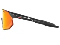 100 Percent "Hypercraft" Sunglasses - SQ Mirror Lens / Soft Tact Black/Orange