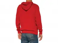 100 Percent "Icon" Hooded Pullover - Deep Red