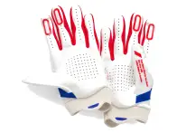 100 Percent "iTrack" Gloves - White/Blue
