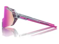 100 Percent "Korbin" Sunglasses - Mirror Lens / Polished Translucent Grey