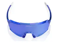 100 Percent "Korbin" Sunglasses - Red Bull Bora HiPER Royal Blue Mirror Lens / Gloss Blue Holographi