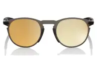 100 Percent "Legere Round" Sonnenbrille - HiPER Gold 24K Mirror Lens / Matte Black