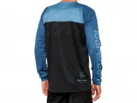 100 Percent "R-Core" Jersey Longsleeve - Black/Slate Blue