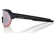 100 Percent "S2" Sunglasses - HiPER Mirror Lens / Soft Tact Black