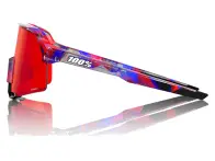 100 Percent "S3" Sunglasses - FDJ HiPER Fire Red Mirror Lens / Gloss Translucent Red/Blue