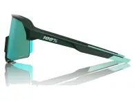 100 Percent "S3" Sunglasses - HiPER Mint Mirror Lens / Soft Tact Juniper