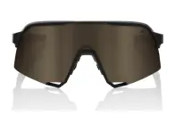 100 Percent "S3" Sunglasses - Mirror Lens / Soft Tact Black