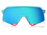 100 Percent "S3" Sunglasses - Tatis 4 Blue Topaz Mirror Lens / Soft Tact Blue