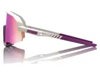 100 Percent "Slendale" Sunglasses - Multilayer Mirror Lens / Matte Chalk