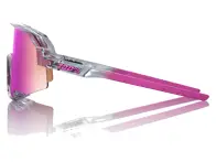 100 Percent "Slendale" Sunglasses - Multilayer Mirror Lens / Polished Translucent Grey