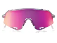 100 Percent "Slendale" Sunglasses - Multilayer Mirror Lens / Polished Translucent Grey
