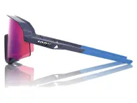 100 Percent "Slendale" Sonnenbrille - Purple Mirror Lens / Satin Storm Metallic