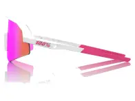 100 Percent "Slendale XS/Youth" Sonnenbrille - HiPER Vital Pink Mirror Lens / Matte White/Pink