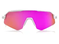 100 Percent "Slendale XS/Youth" Sonnenbrille - HiPER Vital Pink Mirror Lens / Matte White/Pink