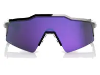 100 Percent "Speedcraft SL" Sunglasses - HiPER Lavender Mirror Polarized Lens / Polished Black