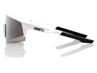 100 Percent "Speedcraft SL" Sunglasses - HiPER Mirror Lens / Matte White