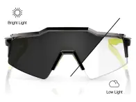100 Percent "Speedcraft SL" Sunglasses - Photochromic Lens / Gloss Black