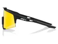 100 Percent "Speedcraft" Sunglasses, HiPER Mirror Lens / Soft Tact Black
