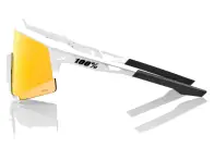 100 Percent "Speedcraft" Sunglasses - HiPER Mirror Lens / Soft Tact Off White