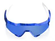 100 Percent "Speedcraft" Sunglasses - Red Bull Bora HiPER Royal Blue Mirror Lens / Gloss Blue Hologr
