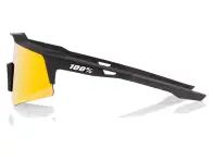 100 Percent "Speedcraft XS" Sunglasses - HiPER Mirror Lens / Soft Tact Black