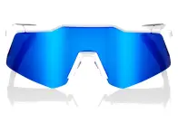 100 Percent "Speedcraft XS" Sunglasses - Mirror Lens / Matte White