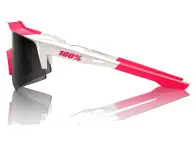 100 Percent "Speedcraft XS" Sunglasses - Smoke Lens / Puddy Pink White