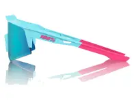 100 Percent "Speedcraft XS" Sunglasses - Tatis 4 Blue Topaz Mirror Lens / Soft Tact Blue